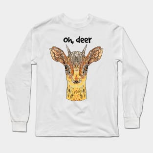 Funny Oh Deer Long Sleeve T-Shirt